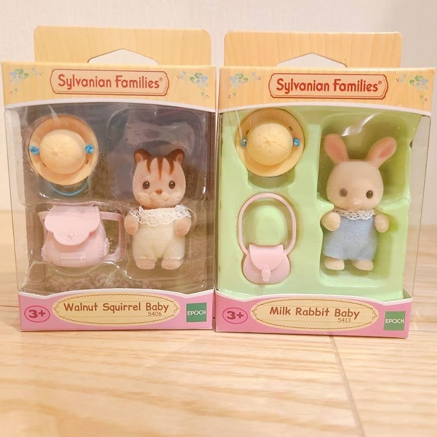 シルバニアファミリー - ウシの赤ちゃん Flair社 Sylvanian Families イギリス版 新品未使用】シルバニアファミリー ウシの赤ちゃん Flair社 海外